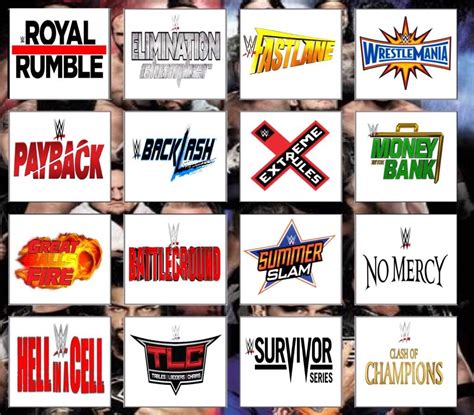 2017 wwe ppv calendar